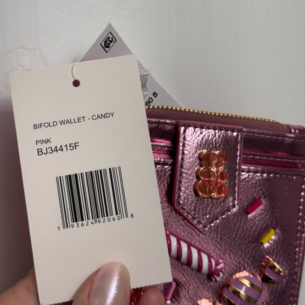NWT Betsey Johnson Novelty Candy Charms Bifold Wallet - Picture 7 of 10